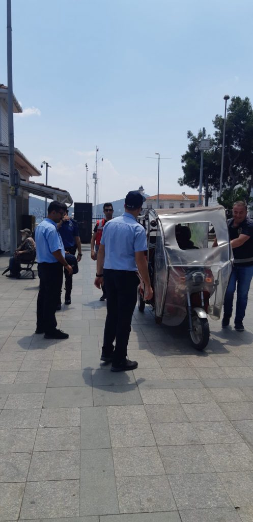 Akülü araç denetimleri Heybeliadada devam ediyor