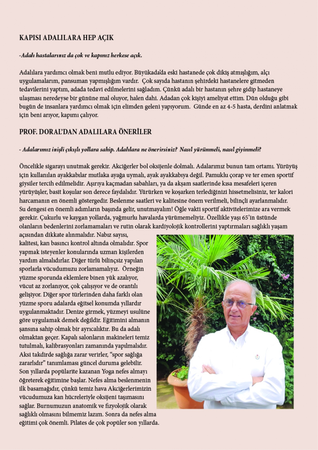 Adalı bilim insanı Prof. Dr. Mahmut Nedim Doral