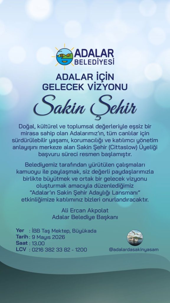 Sakin Şehir (Cittaslow) Lansmanı